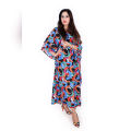 Cotton Lawn Kaftan Batwing Sleep Nightwear Lounge Loungewear Caftan Top Poncho WC-CA P3509. 