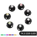 New 10Pc T4.2 12V LED Bulb Car Intrument Dahboard Meter Panel Light Lamp. 
