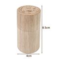Retro Style Stitching Pins Sewing Needle Cylinder Box Embroidery Craft Woode Needles Storage Holder Pin Cushion Sewing Needle Case Sewing Tools. 