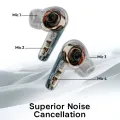 Zero® Wave Wireless Earbuds | Bluetooth 5.3v Gaming Earbuds | 10mm Base Driver Earbuds | Dual Mic ENC Earbuds for Calling | Noise Cancelling Earbuds | Bluetooth Earbuds for iOS and Android | Best Earbuds for Men and Women. 