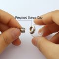 2pcs Hollow Fillable Glass Locket Hair Locket Keepsake Locket Necklace Urn Necklace For Cremation Ashes Of Loved One. 
