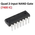 7400 IC Quad 2-Input NAND Gate. 