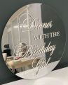Custom Round Acrylic Sign, Custom Logo Sign, Business Sign, Acrylic Mirror Sign, Office Logo Sign, Brand Logo Sign, Business Logo Sign. 