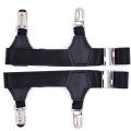 2Pcs/Set Socks Garters Belt Suspenders Adjustable Non-slip Clips For Men Women. 