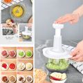Food Chopper with 1.5L Powerful Manual Food Chopper Handheld Mini food Processor, Vegetables, Fruits, Onions Choppers, Dicers and Mincers 11. 