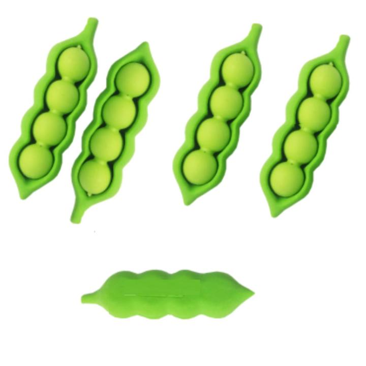 Pack of 5 - Creative Beans Eraser For Kids, Beans Erasers, Pea Eraser