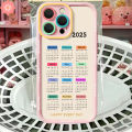 Fashion Calendar New Year's 2025 Case for Vivo Y15 Y36 Y18 Y03 Y100 Y17 Y22 Y02 Y20 Y16 Y28 Y21 Y30 Y12s Y11 Y20i Y31 V30 Y17s Y12 Y27 Y27s Y35 Y91 Y51 Y12i Y22s Y21s Y91C CuteCase. 