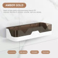 Bathroom Floating Shelves Wall-mounted - Hole-free No Drilling Design Rack Kitchen Novel Kitchen Accessories Storage Organizer. 