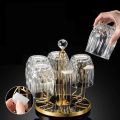 1pc Household Cup/Glass Holder, Rotating Drain And Dustproof Glass Cup Holder. 
