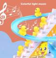 Duck Slide Stairs Toy Hand-Eyes Coordination Duck Roller Coaster Toy Set. 
