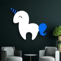 Unicorn Wall Lamp Night Lamp For Kids - Cartoon Character 3D Lamp For Boys & Girls. 