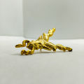 3D Metal Lapel Pin Markhor Brooch, Golden Markhor Badge for men, ISI Markhor Logo Brooch for Men. 