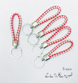 Fashion Keychain Pack of 5 PU Leather Key Chain Braided Woven Rope Key rings Bag Keyring Car keyrings Men Women Keychains Fancy Keyring Key Chain for Bag. 