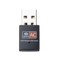 2.4G+5.8Ghz Dual Band 600Mbps Wireless USB Network Card WiFi Adapter Antenna PC Receiver for PC for Mac Windows XP/Vista. 