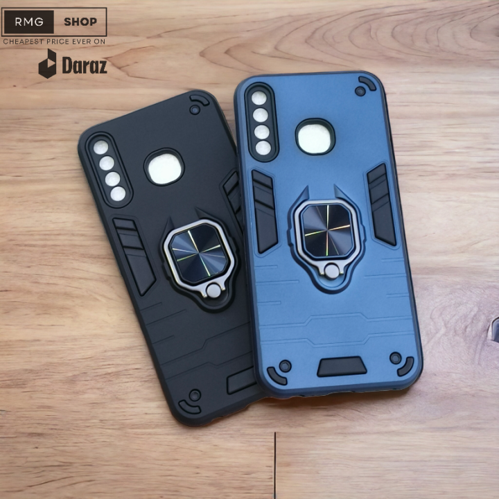 RAMEEZ%20MUNIR%20GONDAL%20for%20Infinix%20Hot%208%20%7C%20Infinix%20Hot%208%20Lite%20Back%20Cover%20Armour%20Series%20High%20Protective%20Shockproof%20With%20Ring%20Holder%20Phone%20Case%20-%20Image%206