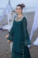 ☆Brand Name : Azure Chiffon Collection  **Fabric  Chiffon Full Embroidered *•Plain Chiffon Back**BY BANO COLLECTIONS**. 