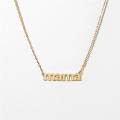 Lost Lady Letter Word Mama Pendant Necklace For Women Mothers Love Mom Jewelry Dropshipping Accessories Bijoux. 