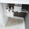 Adjustable Metal Rod,Multi Purpose Extendable Telescopic Poles for Closet Kitchen Bathroom,No Drilling Hanging Rods,1 Pack. 
