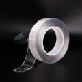 Day2day Mall 5 Meter Nano Transparent No Trace Acrylic Waterproof Reusable Double Sided Adhesive Tape. 
