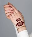 Big Small Flower Mehndi Design. 