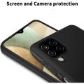 Samsung Galaxy A12 Black Soft Silicon Back Cover. 