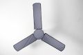Ceiling Fan Covers Dustproof Fan Cover with Motor Cover Non Woven Fabric-Grey. 