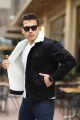 Men's Fur Lined Denim Jacket H&B FASHIONS. 