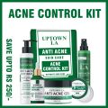 UPTOWN LA Anti Acne Salicylic Acid Bundle  Serum  Cream Gel Facewash Toner– Anti-Acne Face Bundle for Oil Control Pimple Removal & Dark Spot Correcting Serum for Glowing Skin | Acne Skin Care Products. 