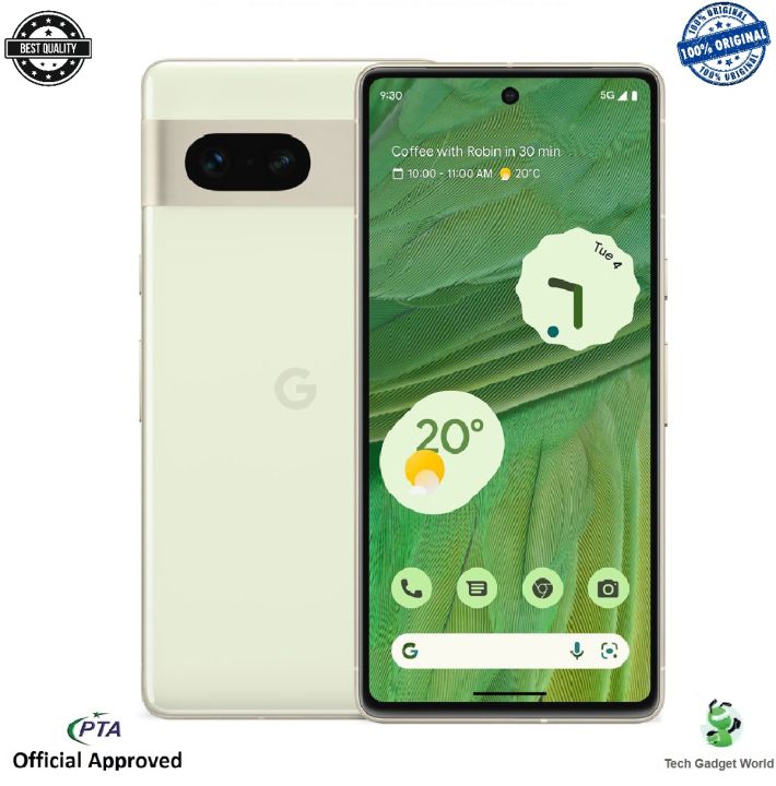Google Pixel 7 – 128GB, 8GB RAM, 6.7" Display, Dual Camera (50MP + 12MP), 10MP Front Camera, Octa-Core, 4355mAh Battery | Official PTA Approved | Daraz Like New Phones (Used Mobile Phones - 100 % Original)