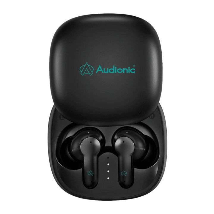 Audionic Airbud 550 Quad MIC ENC Earbuds, Gaming Mode, IPx4 Water Proof