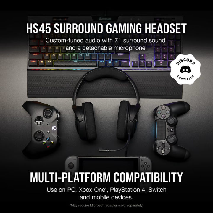 CORSAIR%20HS45%20Surround%207.1%20-%20Wired%20Stereo%20Gaming%20Headset%20-%20Carbon%20-%20Image%202