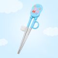 Stainless Steel Training Chopsticks Cute Cartoon Training Helper Chopsticks For Kids Toddler Easy To Use. 