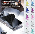Silicone Suction Pad Phone Holder Self - Adhesive Rubber Suction Holder Silicon Square Phone Case Silicon Pad For Phone. 