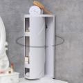 Rotatable Corner Cabinet Kitchen / Hanging Cabinet For Bathroom & Cosmetic Products / Wall Hanging Cabinet / Makeup Organizer Box Wall / Absorbing Jewelry Makeup Storage Case ( Free Home Delivery ) Cabinet Organizer Washroom Cabinet  Kitchen Cabinet. 
