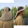 Outtobe Fishing Hat Summer Sun Hat Outdoor Sun Protection Quick-drying Fisherman Hat Splash-proof Sunscreen UV Protection Large Basin Cap. 