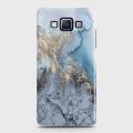 Samsung A7 2015 (A700) Cover - SkinLee HQ Hard Case - Golden Blue Marble - SKINLEE-122-1-45-37. 