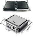 DSP KB1036 Healthy Grill Professional Panini Sandwich Machine. 