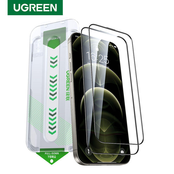 UGREEN Dust-free Screen Protector For iPhone 16 Pro Max Tempered Glass For iPhone 16 Pro Screen Protectors 15Pro Plus Film