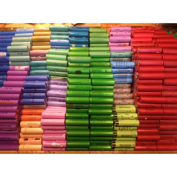 9PCS 18650 3.7v to 4.2v Cell Battery Rechargeable Original High Capacity High Quality 18650 cells 3v to 4.2v orignal used cells from laptop Batteries. 1600 to 2500 mAh Tested With Liitokala Battery Tester