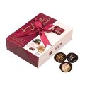 Elit - Gourmet Collection Chocolate Truffles (Almond Cream, Caramel & Sour Cherry Fruit filling) Gift Box with Ribbon (Mix - 195 gr) (15 Count). 