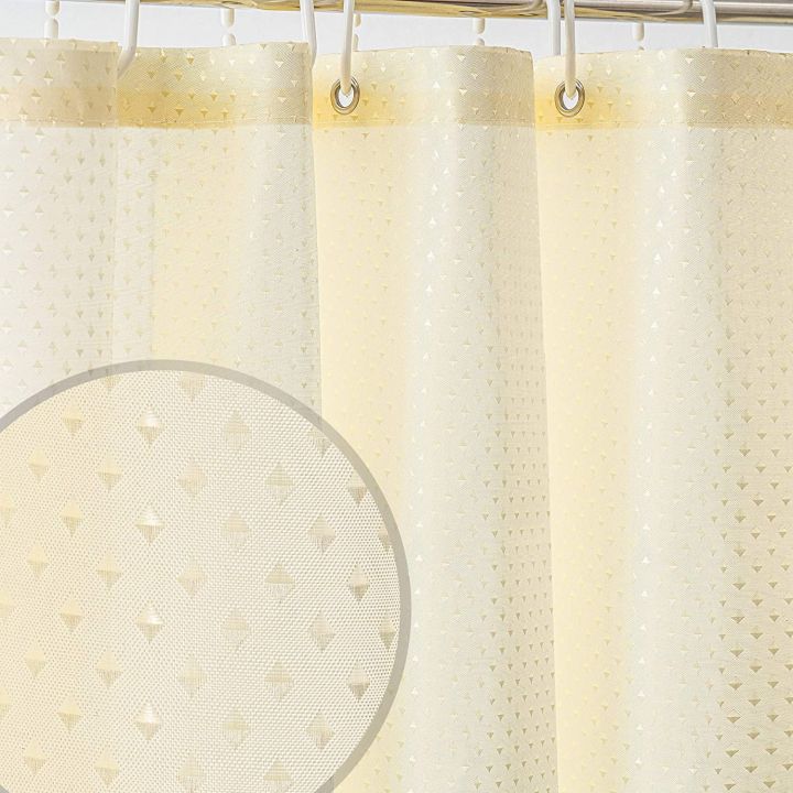 Shower%20Curtain%20Set%20with%2012%20Hooks%20Included%20-%20Bathroom%20Curtain,%20Bath,%20Waterproof%20&%20Washable%20QS%20Bedding%20-%20Image%202