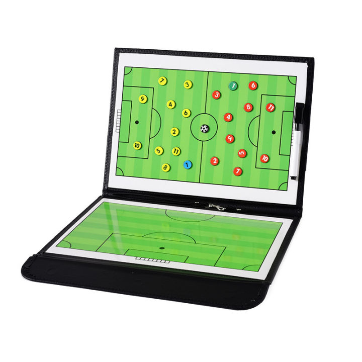 Football%20tactical%20board2.5Folding%20Coach%20Board%20Leather%20Teaching%20Board%20Color%20Folding%20Magnetic%20Competition%20Drill%20Command%20Board%20-%20Image%202