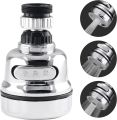 Kitchen Faucet Sprayer, 360 Degree Rotary Faucet Aerator Anti Splash Water Saving Shower head Nozzle Three Gear Adjustable Filter Tap for Kitchen Bathroom. 