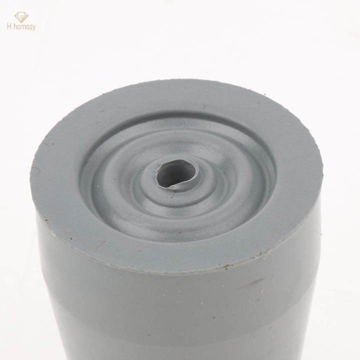 4 Pieces Walking Stick Ferrule Rubber Crutch Tips Bottom End Protector Gray