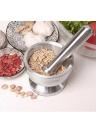 Stainless Steel Metal Mortar Salt And Pestle. 