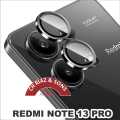 Redmi Note 13 Pro Camera Lens Ring Tempered Glass protector premium Quality Camera lens Glass protector. 