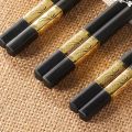 Chopsticks Black chop sticks Fiber chopsticks 1 Pair. 