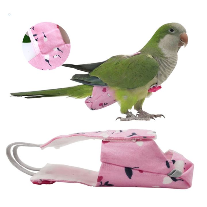 MO Parrot Diaper Flight Suit Diaper Clothes Parrot Parakeet Pigeon Medium Large Pet Bird