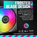 Cooler Master MasterLiquid 360 Atmos ARGB Close-Loop AIO Liquid Cooler Customize Pump, SickleFlow Edge PWM Fans, 360mm Radiator, CryoFuze. 