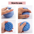 Scalp Massager Shampoo Brush Finger Portable Silicone Soft Hair Deep Cleaning Massaging Brush Bath SPA Shower Tool. 